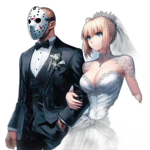 mask, dress, concept art, comic book art transparent PNG cut-out