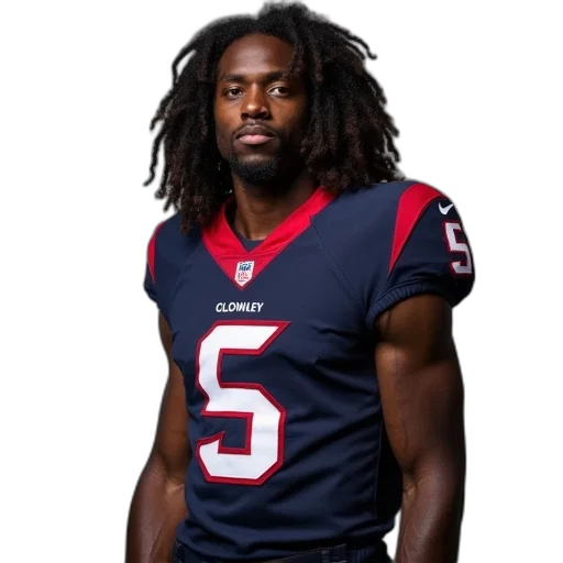 travis, clowney, houston, texans transparent PNG cut-out