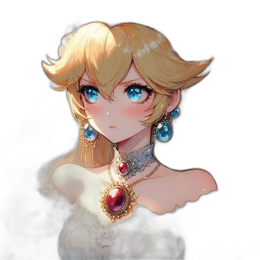 crown, jewelry, dress, face transparent PNG cut-out