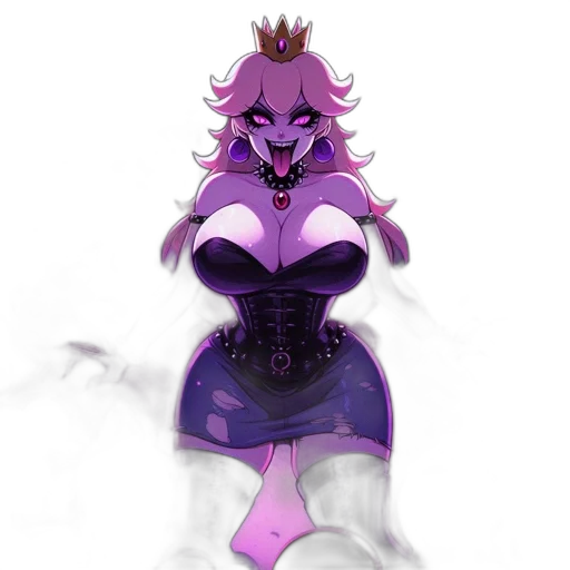 crown, dress, mask, creature transparent PNG cut-out