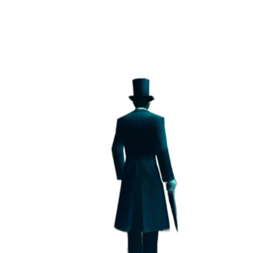 hat, staff, umbrella, robot transparent PNG cut-out