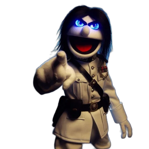 staff, jacket, weapon, robot transparent PNG cut-out