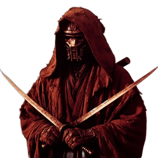 mask, staff, jacket, sword transparent PNG cut-out