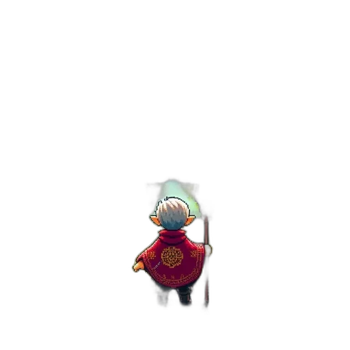 staff, hat, creature, sword transparent PNG cut-out