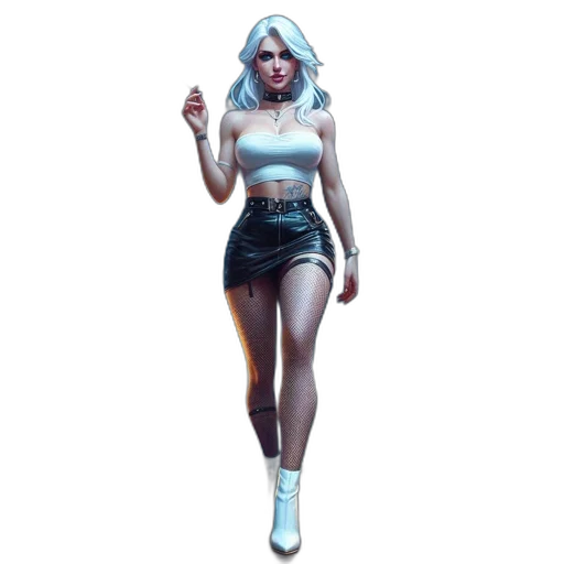 concept art, pixel art, fantasy art, cyberpunk transparent PNG cut-out