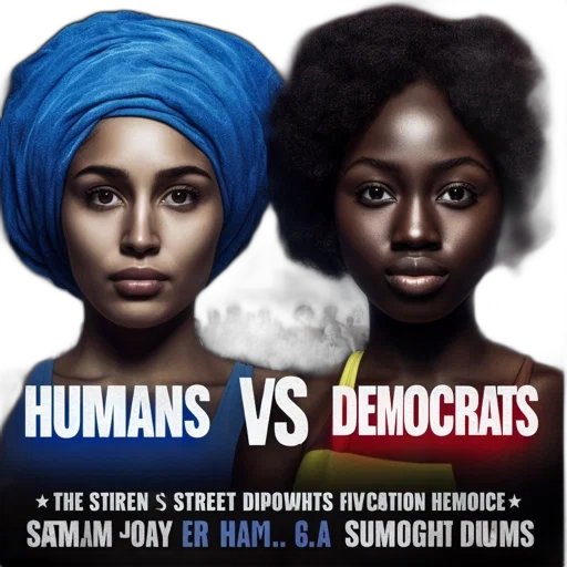 two, women, stand, before transparent PNG cut-out
