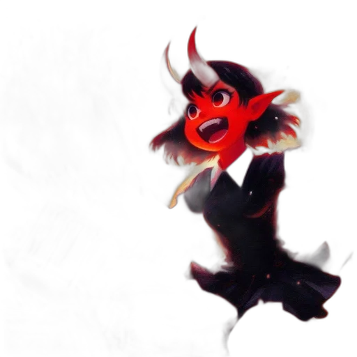 mask, creature, dragon, staff transparent PNG cut-out
