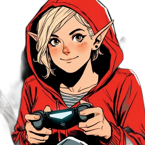 face, weapon, comic book art, concept art transparent PNG cut-out