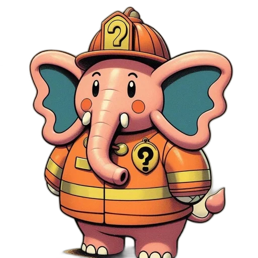 animal, staff, hat, creature transparent PNG cut-out