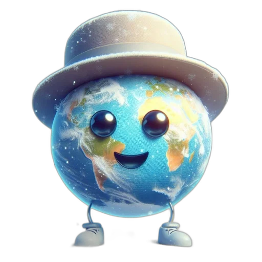 staff, hat, robot, face transparent PNG cut-out