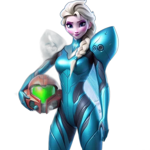 robot, weapon, staff, jacket transparent PNG cut-out