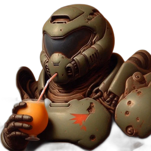 robot, mask, food, weapon transparent PNG cut-out