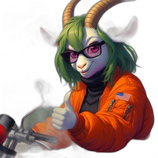 staff, jacket, dragon, robot transparent PNG cut-out