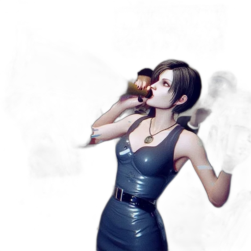 dress, staff, concept art, photorealistic transparent PNG cut-out