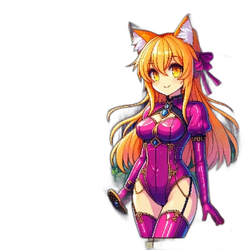 dress, staff, weapon, robot transparent PNG cut-out