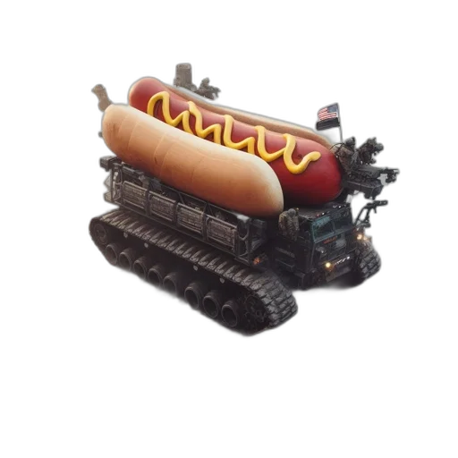 weapon, robot, car, food transparent PNG cut-out