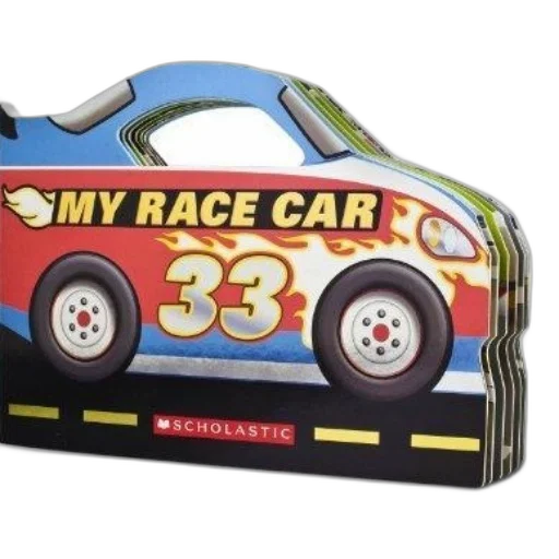 car, colorful, board, book transparent PNG cut-out