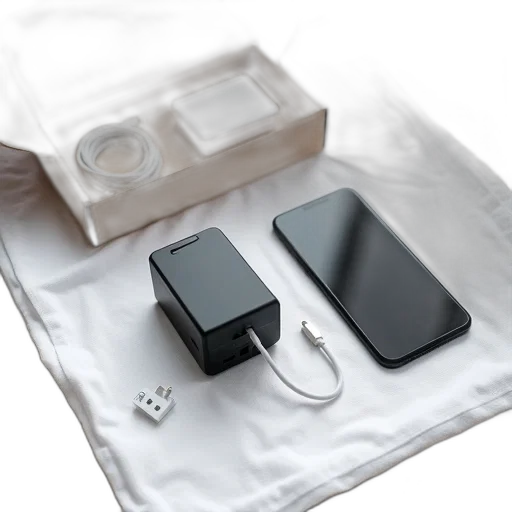 jewelry, monochrome, smartphone, charging transparent PNG cut-out