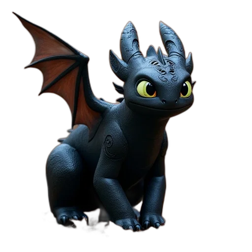 dragon, animal, creature, staff transparent PNG cut-out