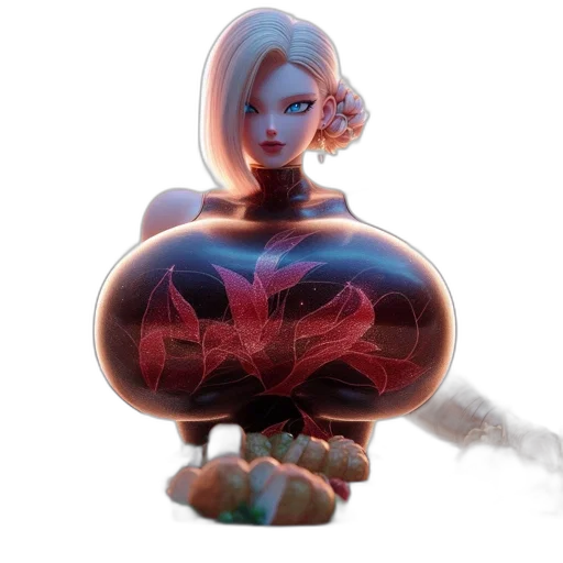 bottle, robot, dress, concept art transparent PNG cut-out