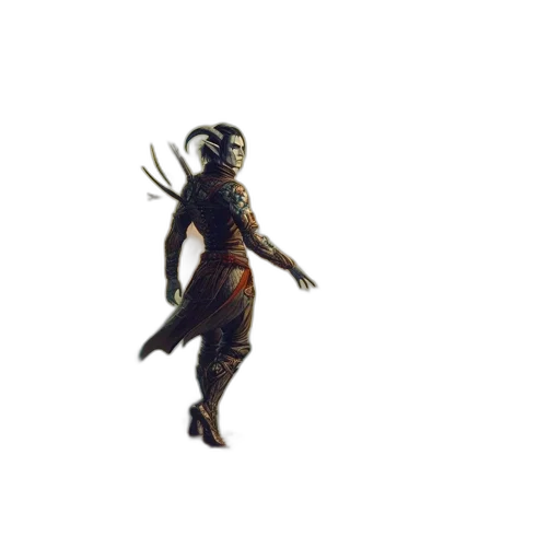 dragon, creature, staff, animal transparent PNG cut-out
