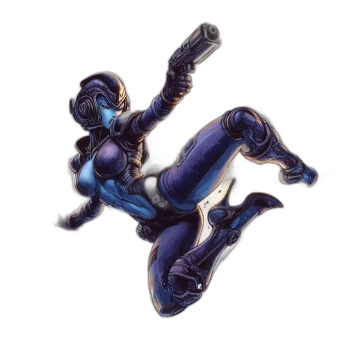 robot, weapon, staff, sword transparent PNG cut-out