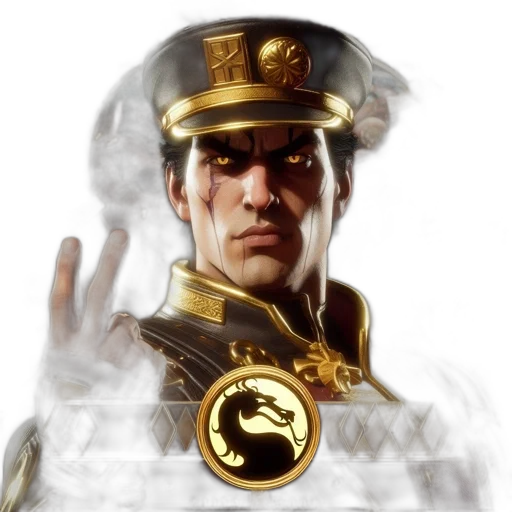 face, dragon, staff, photorealistic transparent PNG cut-out
