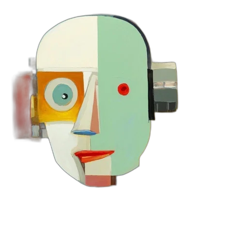 robot, mask, face, staff transparent PNG cut-out