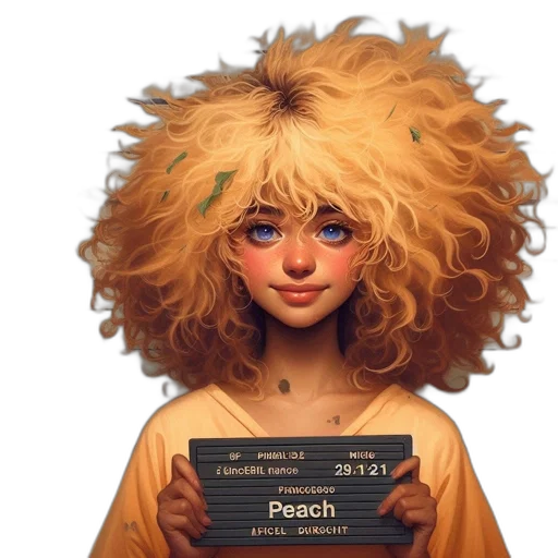hair, face, concept art, photorealistic transparent PNG cut-out