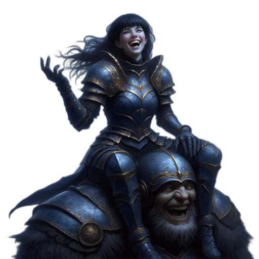 staff, face, sword, hat transparent PNG cut-out