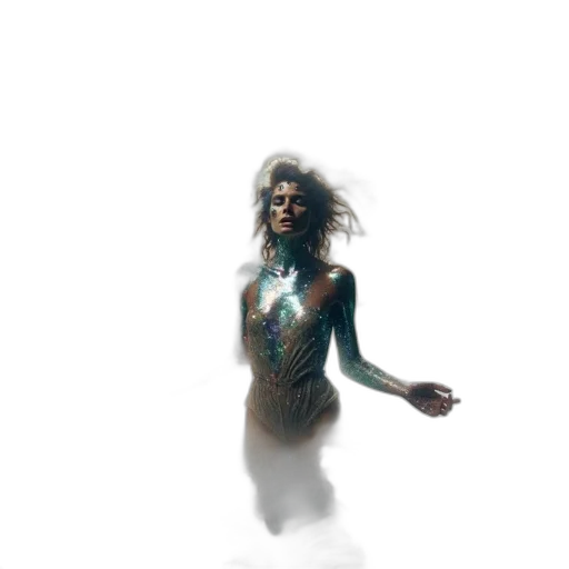 dress, creature, hair, jewelry transparent PNG cut-out
