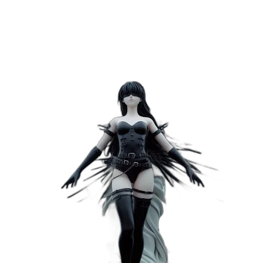 dress, mask, weapon, creature transparent PNG cut-out
