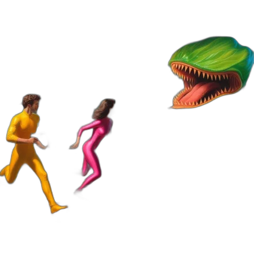 creature, concept art, 3d render, pixel art transparent PNG cut-out