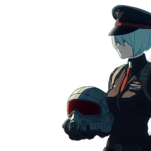 robot, jacket, weapon, mask transparent PNG cut-out