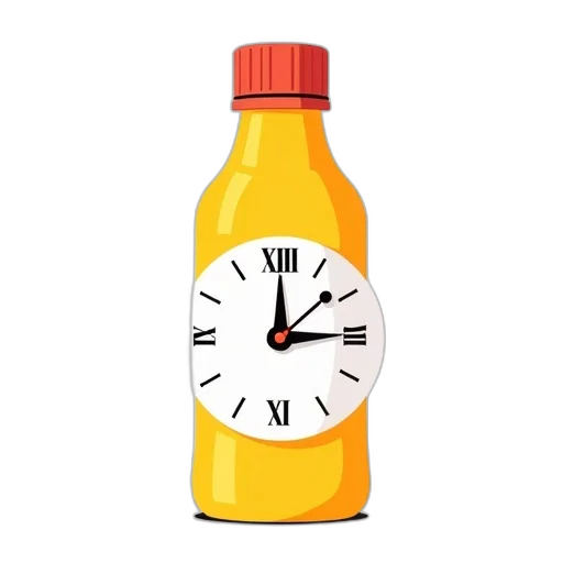 bottle, 3d render, photorealistic, stylized transparent PNG cut-out