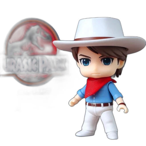 3d render, miniature, figure, jurassic transparent PNG cut-out
