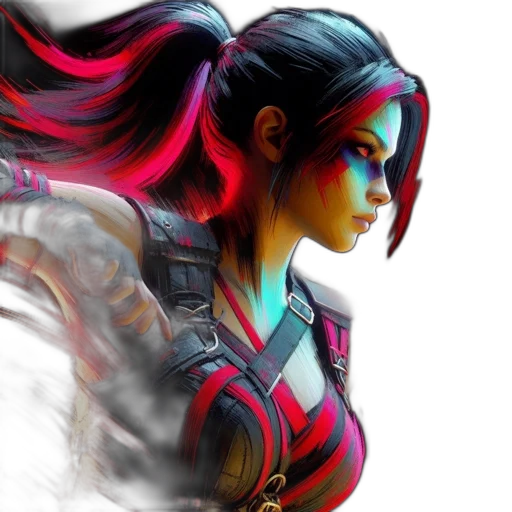 concept art, comic book art, fantasy art, photorealistic transparent PNG cut-out