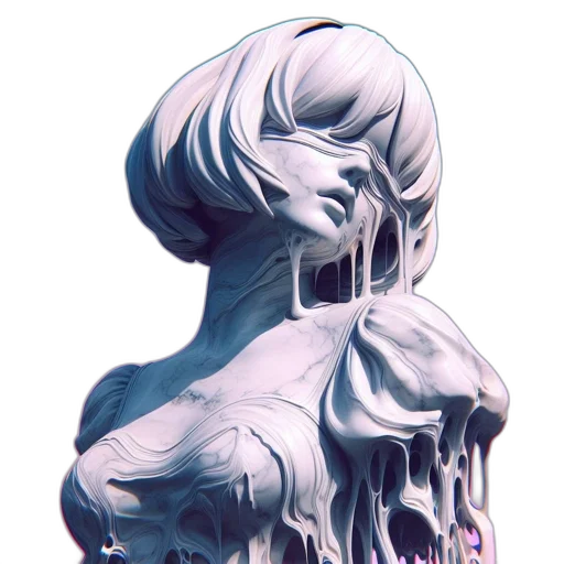 creature, face, mask, hair transparent PNG cut-out