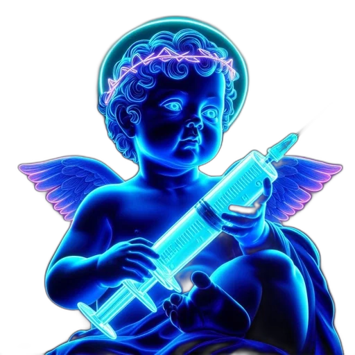 sword, weapon, staff, vaporwave transparent PNG cut-out