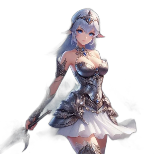 dress, sword, weapon, staff transparent PNG cut-out