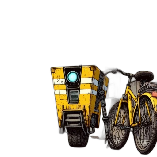 robot, car, weapon, concept art transparent PNG cut-out