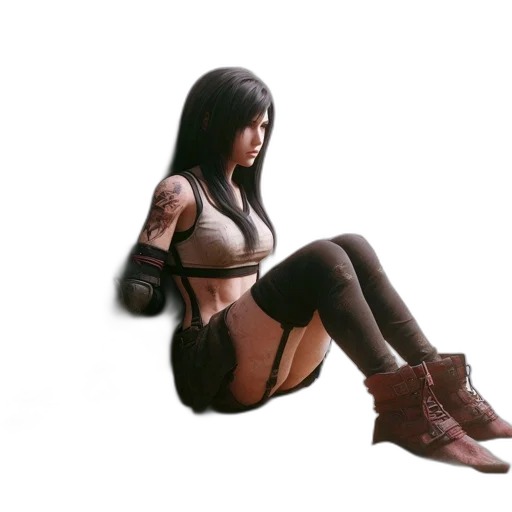 shoes, dress, 3d render, concept art transparent PNG cut-out