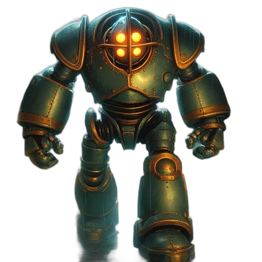 robot, weapon, concept art, 3d render transparent PNG cut-out