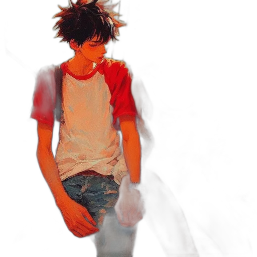 mask, jacket, creature, weapon transparent PNG cut-out