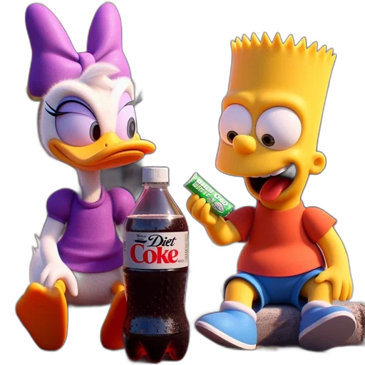 bottle, food, 3d render, concept art transparent PNG cut-out