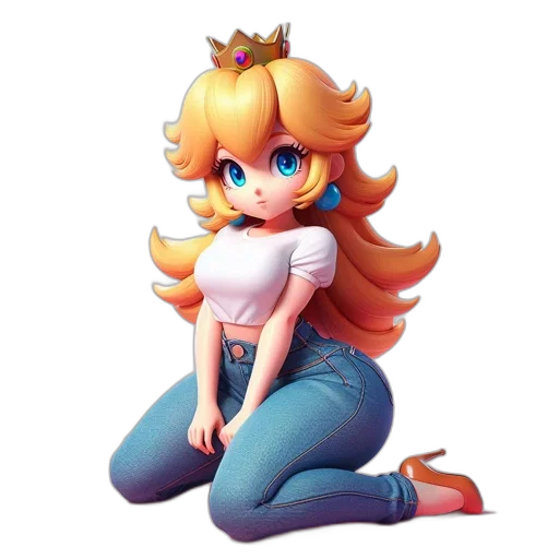 crown, dress, pixel art, concept art transparent PNG cut-out