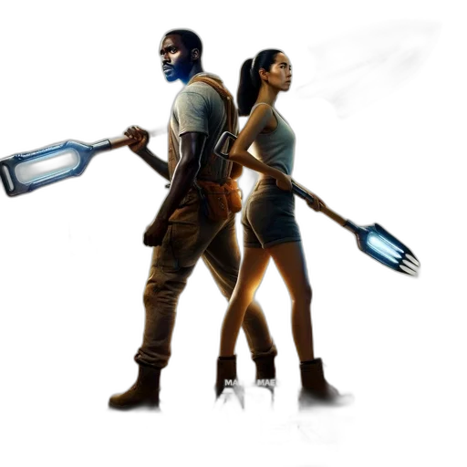 staff, weapon, concept art, pixel art transparent PNG cut-out
