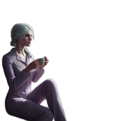 robot, jacket, staff, face transparent PNG cut-out