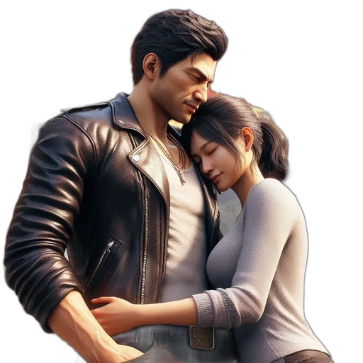jacket, concept art, photorealistic, 3d render transparent PNG cut-out