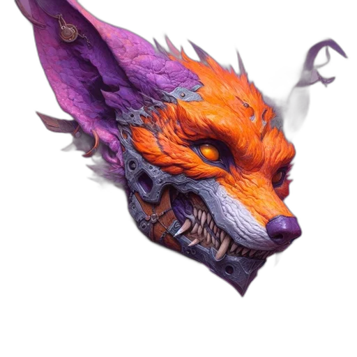 dragon, mask, staff, face transparent PNG cut-out